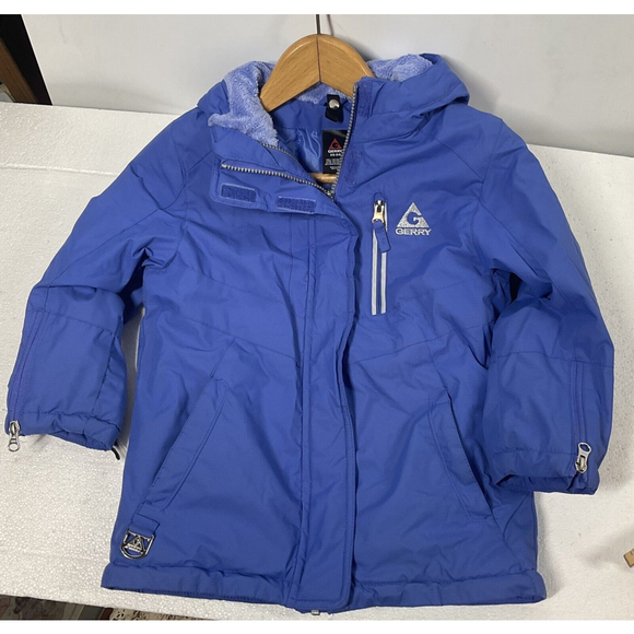 Gerry Hazel 3-in-1 Systems Snowboarding Jacket Coat SZ XS 5 /6 Blue Hood - Picture 3 of 7